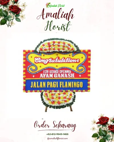 Bunga Papan Congratulation di Jrebeng Wetan